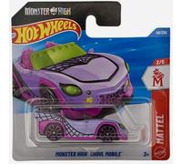 Hot Wheels Monster High Ghoul Mobile - JJJ19 - Mattel 2/5 - Carte courte - Violet - Modèle sous licence officielle - Mattel 2026 (48/250) - 1:64