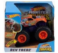 Hot wheels - monster jam géant : double trouble 11 x 9 cm (lxh) - voiture brune