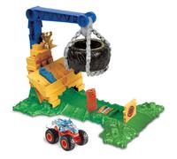 Hot Wheels - Coffret Monster Trucks Arena Smashers Rhinomite - 2 voitures broyées 1/64 5 ans+