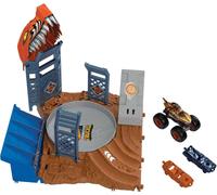 Hot Wheels Monster Trucks Arena World : Semi-Finals Asst - Tiger Shark's Spin Out Frenzy