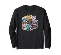Hot Wheels Monster Trucks - Autocollant Style Mash Up Manche Longue