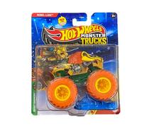 Hot Wheels Monster Trucks Beast Bashers Lion Rebel Série 3/6 avec voiture écrasée