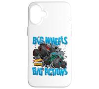 Hot Wheels - Monster Trucks Big Wheels Big Actions Coque pour iPhone 16 Plus