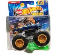 Hot Wheels Monster Trucks Bigfoot 50e anniversaire [Bleu et or], Leading Legends 3/7, véhicule moulé sous pression