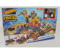 Hot Wheels Monster Trucks BONE SHAKER Coffret Ultimate Crush Yard NEU OVP HNB96