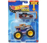 Hot Wheels Monster Trucks Bone Shaker Édition Comic avec voiture moulée sous pression à l'échelle 1:64