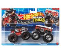 Hot Wheels Monster Trucks, Bone Shaker et 5 alarmes, véhicules jouets moulés sous pression à l'échelle 1:64