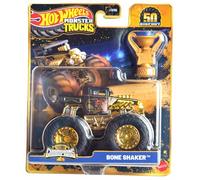 Hot Wheels Monster Trucks Bone Shaker, Trophy Champions 50th Years Bigfoot Series à l'échelle 1:64 moulé sous pression