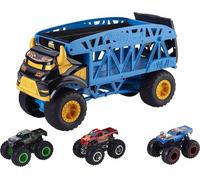 Hot Wheels Monster Trucks Chariot de transport et camion 3 places