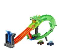 Hot Wheels - Monster Trucks - Coffret Piste Dragon Sharks vs. Dinos - Hot Wheels - JFR06