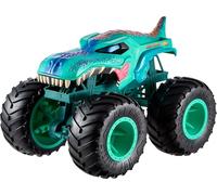 Hot Wheels – Monster Truck Mega-Wrex XXL – Grandes roues, détails brillants – JJN47