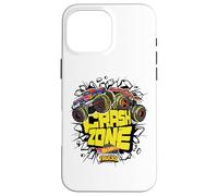 Hot Wheels - Monster Trucks Crash Zone Tiger Shark Race Ace Coque pour iPhone 16 Pro Max