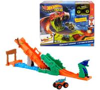 Hot Wheels Monster Trucks Crocodile Crash Challenge Playset