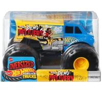 Hot Wheels Monster Trucks Demo Delivery Derby, échelle 1:24, métal moulé sous pression, surdimensionné