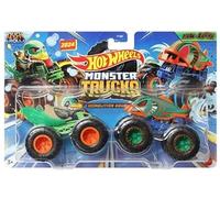 Hot Wheels Monster Trucks Demolition double pour Duck N' Roll 2024 vs Piran-Ahhhh