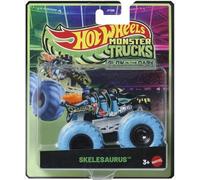 Hot Wheels Monster Trucks Glow in The Dark 2025 Skelesaurus Échelle 1:64