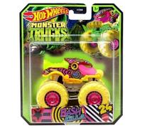 Hot Wheels Monster Trucks Glow in The Dark Camions à l'échelle 1:64 Bash Zilla