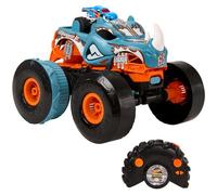 Hot Wheels Monster Trucks Hot Wheels-Rhinomite Transformable Radiocommandé 1/12 Race Ace 1/64
