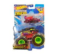Hot Wheels Monster Trucks Invader, avec voiture [Dragon Blaster]