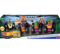 Hot Wheels Monster Trucks JTM02 Jungle Adventure Lot de 4 échelles 1:64 | Mattel