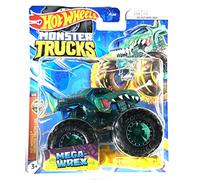 Hot Wheels Monster Trucks - Mega WREX - Vert - 5/8 Monster Trucks Live - Étui 2023 E / 5 - Menthe/NrMint - Expédié emballé dans une boîte avec remplissage