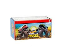 Voiture Hot Wheels Véhicule Mini Monster Truck et son lanceur Modèle aléatoire