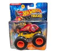 Hot Wheels Monster Trucks Piran-AHHHH [Piranha] Beast Bashers 6/6 (comprend une voiture écrasée) Nouveau pour 2026! Échelle 1:64