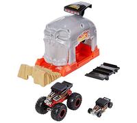 Circuit voitures Hot Wheels piste Camion d'échantillonnage Bone Shaker12,5 cm orange/gris