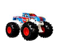 Hot Wheels Monster Trucks Race Ace, Voiture aux Roues géantes, véhicule échelle 1:24, Jouet pour Enfant, GTJ37
