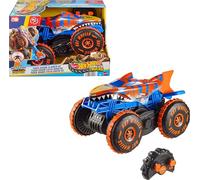 Hot Wheels Véhicule radiocommandé Tiger Shark Escaladeur 3 modes (course, escalade, cascades) JFR39