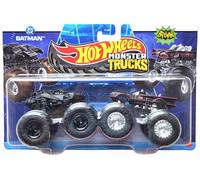 Hot Wheels Monster Trucks Série TV Dark Knight Vs Classic, Demolition Double échelle 1:64 moulé sous pression