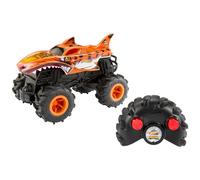 Hot Wheels Voiture télécommandée Tiger Shark – pneus tout-terrain, télécommande multifonction HNV03