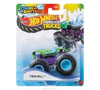 Hot Wheels Monster Trucks Twin Mill Color Shifter Échelle 1:64 pour enfants de 3 ans et plus