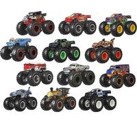 Hot Wheels Monster Trucks Ultimate Chaos! Lot de 12 voitures moulées sous pression