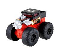 Hot Wheels Véhicule Monster Truck Bone Shaker, Voiture aux roues géantes, Sons et lumières, HDX61