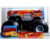 Hot Wheels Monster Trucks Véhicule moulé sous pression à 5 alarmes, échelle 1:24, nouvelle peinture surdimensionnée pour 2026