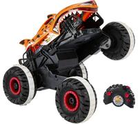 Hot Wheels Monster Trucks – Véhicule Radiocommandé L’INARRÊTABLE TIGER SHARK