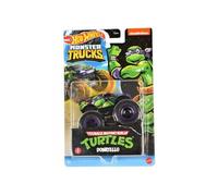 Hot Wheels Monter Truck Pour Tortues Ninja Donatello - Vehicule Miniature Monster Jam TMNT Violet - Voiture Collection Turtles