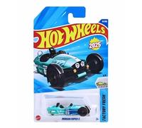 Hot Wheels Morgan Super 3 Factory Fresh - Maquette - Voiture - Échelle 1/5 - Bleu sarcelle