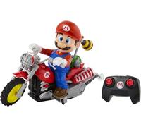 Hot Wheels Motocross Mario Kart Télécommandée, véhicule télécommandé tiré de Super Mario Galaxy, Le Film, avec Figurine de héros, JML15