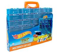 Hot Wheels Multibrick Mallette de collecte I Espace jusqu'à 28 Voitures I Compatible les pistes I Jouer et Construire, Rangement, Vitroce, Boîte de rangement, Boîte de rangement, Boîte de HWCC8C
