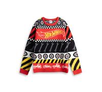 Hot Wheels Multicolore Tyre & Spanner Fairisle Pull de Noël Homme