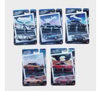 Hot Wheels National Icons Full Set 5/5 Cars - 1/64 - Silver Series 2025 - Neuf