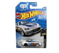 Hot Wheels Nightburnerz 15 Mazda MX-5 Miata (Mad Mike) 40/365 Blanc