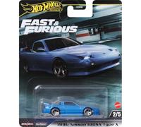 Hot Wheels Nissan 180SX Type X, Fast & Furious 2/5 1996 [Bleu]