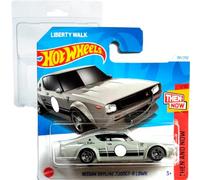 Hot Wheels Nissan Skyline 2000GT-R LBWK Then and Now 1/10 (191/250) HTC65 Gris 2024 + Protecteur court Card Frikimonkey
