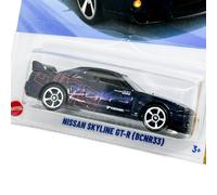 Hot Wheels Nissan Skyline GT-R (BCNR33) [Noir], années 70 contre 90s 8/10, 144/250