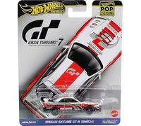 Hot Wheels Nissan Skyline GT-R BNR34 Gran Turismo Real Riders Pop Culture, modèle de voiture moulée sous pression à l'échelle 1/64