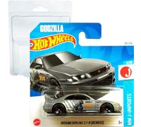 Hot Wheels Nissan Skyline GT-R Godzilla (BCNR33) HW J-Imports 5/10 (96/250) HTD96 Gris 2024 + Protecteur court Card Frikimonkey