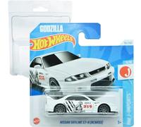 Hot Wheels Nissan Skyline GT-R Godzilla [BCNR33] HW J-Imports 5/10 (96/250) HYC44 Blanc 2024 + Protecteur Short Card Frikimonkey